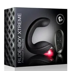 10 Speed Rude Boy Xtreme Prostate Massager - Noir -Poppers Soldes Boutique 10 speed rude boy xtreme prostate massager noir 3 1 9130