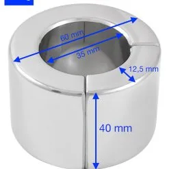 Ballstretcher - Extreme Heavy Magnetic - 40mm -Poppers Soldes Boutique ballstretcher extreme heavy magnetic 40mm 2 1 7850