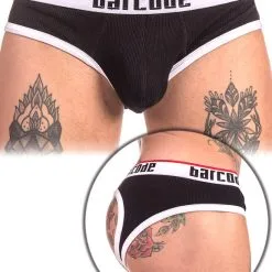 Barcode Berlin - Jockslip Backless Maxime - Noir/blanc