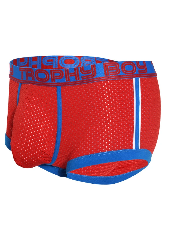 Boxer Trophy Boy Mesh - Rouge 8 Boxer Trophy Boy Mesh - Rouge – Image 6