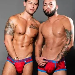 Boxer Trophy Boy Mesh - Rouge 15 Boxer Trophy Boy Mesh - Rouge -Poppers Soldes Boutique boxer trophy boy mesh rouge 6 1 9246