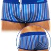Boxer Trunk Trapped Camo - Bleu -Poppers Soldes Boutique boxer trunk trapped camo bleu 0 1 9323