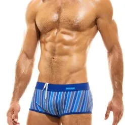 Boxer Trunk Trapped Camo - Bleu -Poppers Soldes Boutique boxer trunk trapped camo bleu 2 1 9323