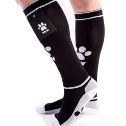 Brutus Puppy Party Socks With Pockets - Black/white -Poppers Soldes Boutique brutus puppy party socks with pockets black white 2 1 9207