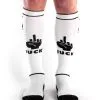 Chaussettes Brutus Fuck Party Pockets - Blanc/noir