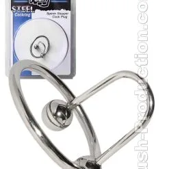 Cockring Sperm Stopper - Push Steel