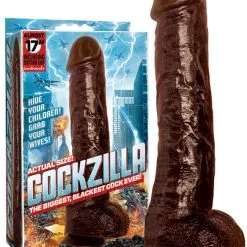 Cockzilla - Gode Noir R?aliste 16.5 Inch