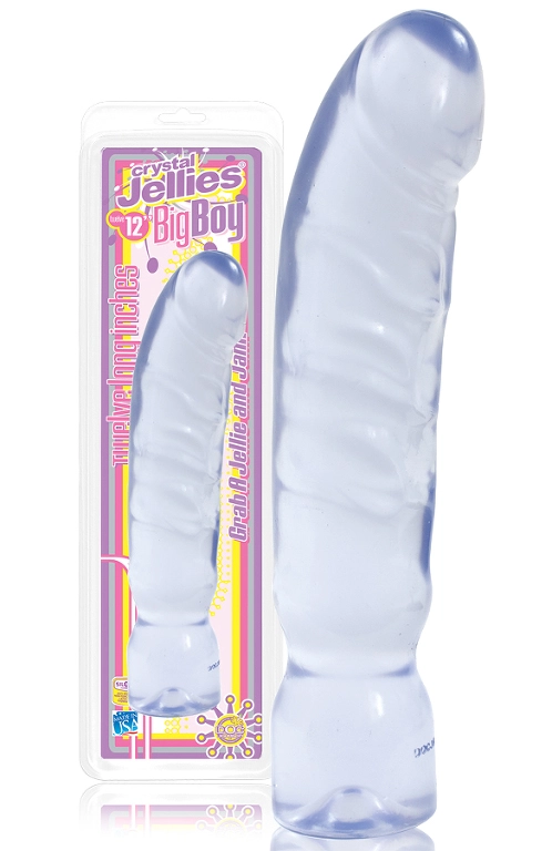 Crystal Jellies Big Boy Dong 12 Inch 3 Crystal Jellies Big Boy Dong 12 Inch