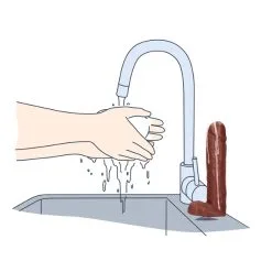 Dicky Soap & Balls - Cum Covered - Peau Fonc?e -Poppers Soldes Boutique dicky soap balls cum covered peau fonce 3 1 8882