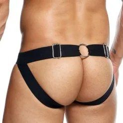 DNGEON Chain Jockstrap - Noir -Poppers Soldes Boutique dngeon chain jockstrap noir 2 1 9542