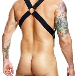 DNGEON Crossback Harness - Noir -Poppers Soldes Boutique dngeon crossback harness noir 2 1 9340