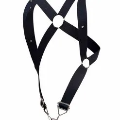 DNGEON Crossback Harness - Noir -Poppers Soldes Boutique dngeon crossback harness noir 4 1 9340
