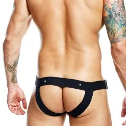 DNGEON Jockstrap Cockring - Noir 11 DNGEON Jockstrap Cockring - Noir -Poppers Soldes Boutique dngeon jockstrap cockring noir 4 1 9408