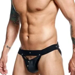 DNGEON Peakaboo Jockstrap - Noir -Poppers Soldes Boutique dngeon peakaboo jockstrap noir 2 2 9627
