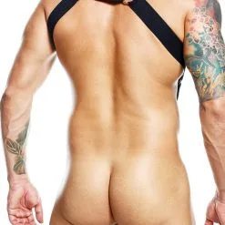 DNGEON Straight Back Harness - Noir -Poppers Soldes Boutique dngeon straight back harness noir 5 1 9409