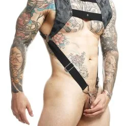 DNGEON Top Cockring Harness - Gris 8 DNGEON Top Cockring Harness - Gris -Poppers Soldes Boutique dngeon top cockring harness gris 1 1 9341