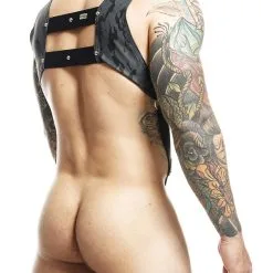 DNGEON Top Cockring Harness - Gris 9 DNGEON Top Cockring Harness - Gris -Poppers Soldes Boutique dngeon top cockring harness gris 2 1 9341