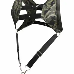 DNGEON Top Cockring Harness - Vert -Poppers Soldes Boutique dngeon top cockring harness vert 3 1 9342