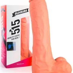 Gode De 24,1 Cm (9.5 Inch) Couleur Peau ? Ventouse - Dildorama