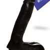 Gode Push Black 19 Cm/7.5 Inch Avec Ventouse -Poppers Soldes Boutique gode push black 19 cm 75 inch avec ventouse 0 1 7476
