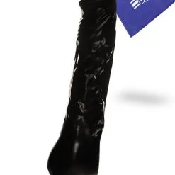 Gode Push Black 20 Cm/7.9 Inch Avec Ventouse