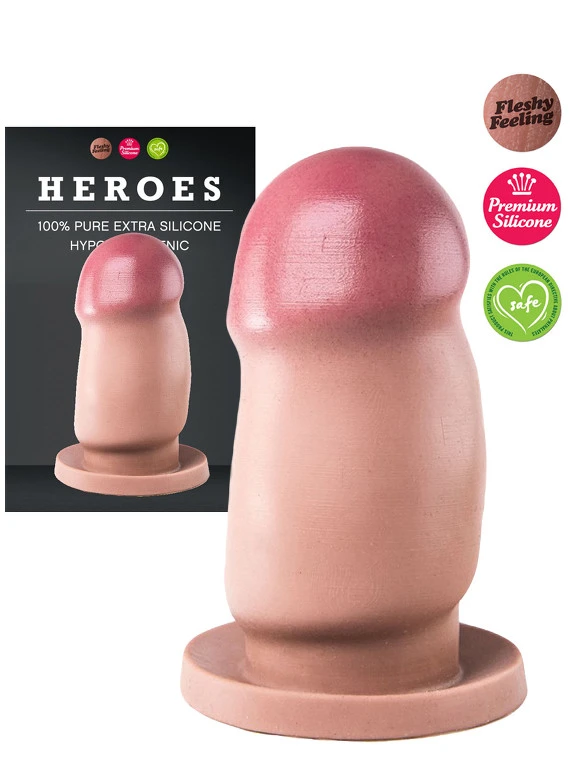 Gode R?aliste Heroes 17 Cm - Couleur Chair 3 Gode R?aliste Heroes 17 Cm - Couleur Chair