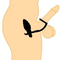 Grooved Silicone Vibrating Prostate Stimulator Cockring -Poppers Soldes Boutique grooved silicone vibrating prostate stimulator cockring 2 1 8629