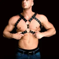 Harnais Andres Noir Ouch! -Poppers Soldes Boutique harnais andres noir ouch 2 1 7709