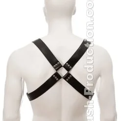 Harnais En Cuir Noir Aux Larges Sangles -Poppers Soldes Boutique harnais en cuir noir aux larges sangles 1 1 6295