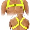 Harnais Fetish Elastic - Jaune N?on -Poppers Soldes Boutique harnais fetish elastic jaune non 0 1 9070