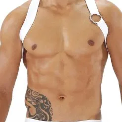 Harnais Party Boy Elastic - Blanc -Poppers Soldes Boutique harnais party boy elastic blanc 3 1 9487