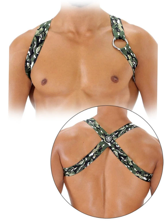 Harnais Party Boy Elastic - Camo 3 Harnais Party Boy Elastic - Camo