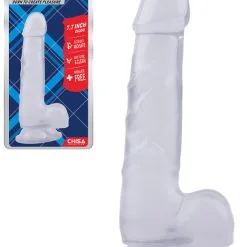 Hi-Rubber 7.7 Inch Dildo Transparent