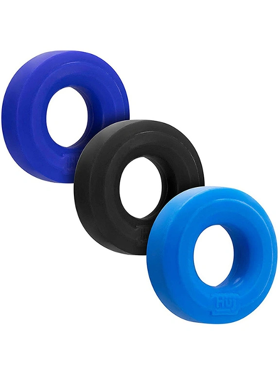 H?nkyjunk - C-Ring Multipack - Noir + Cobalt + Bleu 5 H?nkyjunk - C-Ring Multipack - Noir + Cobalt + Bleu – Image 3