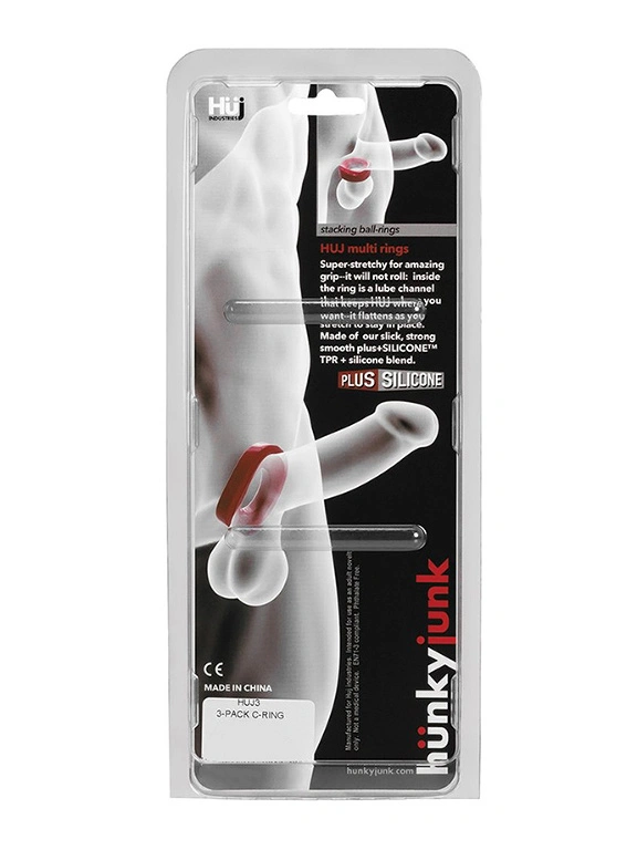 H?nkyjunk - C-Ring Multipack - Noir + Cobalt + Bleu 6 H?nkyjunk - C-Ring Multipack - Noir + Cobalt + Bleu – Image 4