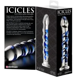 Icicles No. 05 - Dildo De Massage En Verre Souffl? 12 Icicles No. 05 - Dildo De Massage En Verre Souffl? -Poppers Soldes Boutique icicles no 05 dildo de massage en verre souffl 4 1 7460