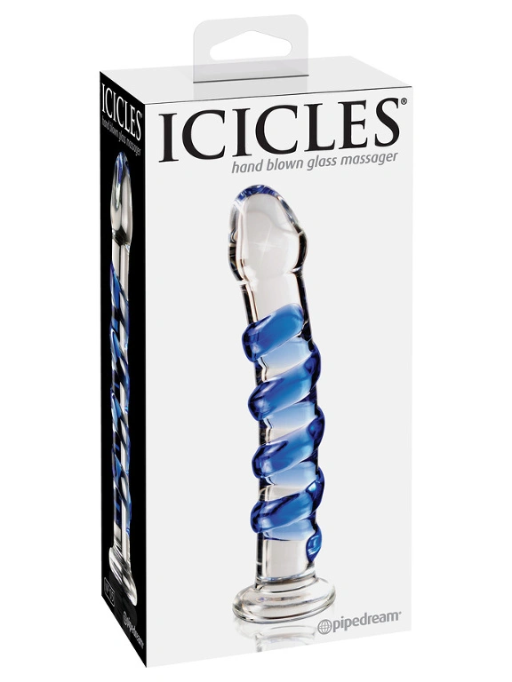 Icicles No. 05 - Dildo De Massage En Verre Souffl? 8 Icicles No. 05 - Dildo De Massage En Verre Souffl? – Image 6