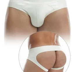 Jockstrap Leather - Blanc
