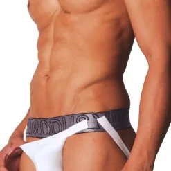 Jockstrap Plain - Blanc / Platine