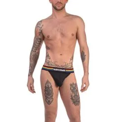 Jockstrap Pride - Noir 7 Jockstrap Pride - Noir -Poppers Soldes Boutique jockstrap pride noir 1 1 8711