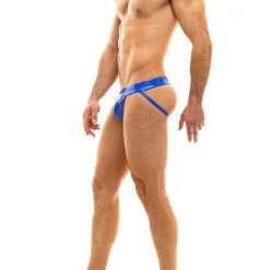 Jockstrap Viral Vinyl - Bleu -Poppers Soldes Boutique jockstrap viral vinyl bleu 2 1 8946