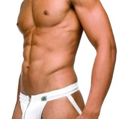 Jockstrap Zipper - Blanc