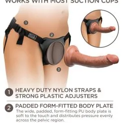 King Cock Elite - Comfy Silicone Body Dock Kit -Poppers Soldes Boutique king cock elite comfy silicone body dock kit 3 1 9413