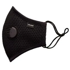 Masque Avec Valve - Noir -Poppers Soldes Boutique masque avec valve noir 1 1 8678