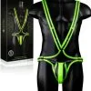 Ouch! Glow In The Dark - Full Body Harness -Poppers Soldes Boutique ouch glow in the dark full body harness 0 1 9526