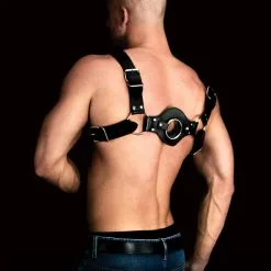 OUCH! Harness Costas - Noir 8 OUCH! Harness Costas - Noir -Poppers Soldes Boutique ouch harness costas noir 2 1 9152