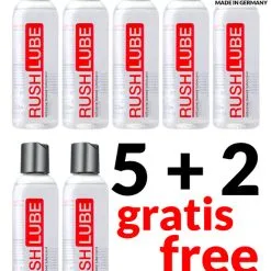 Pack De 5 Rush Lube ? Base De Silicone 100 Ml + 2 Gratuits