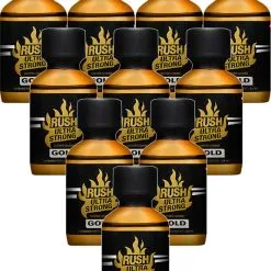 Pack Poppers Rush Ultra Strong Gold Label Big X10
