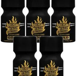 Pack Poppers Rush Ultra Strong Gold Label Small X5