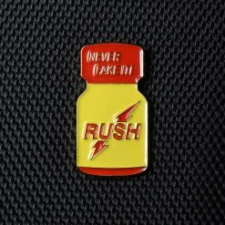 Pin's Rush - Never Fake It! -Poppers Soldes Boutique pins rush never fake it 3 2 9143